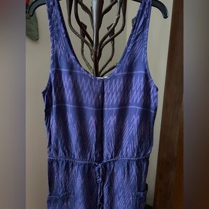 Roxy tank jumpsuit with drawstring waist and pockets